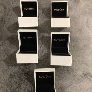 Pandora earring/charm boxes! x5